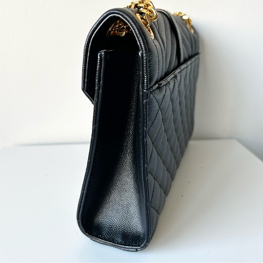 YSL Medium Envelope Triquilt Flap Bag - Picture 5 of 16